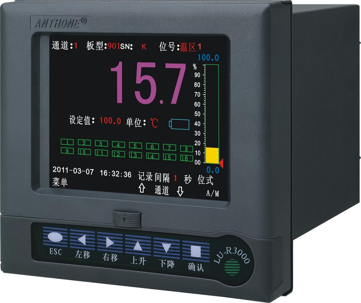 LU-R3000彩色液晶显示控制无纸记录仪